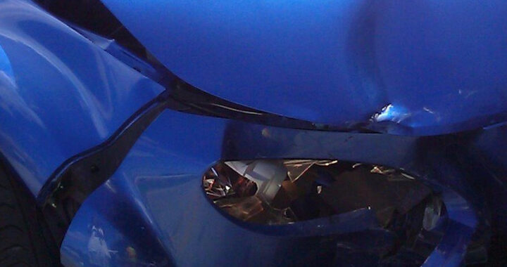 Image of a Mazda after a Fender Bender. Image by rhonda_jenkins.